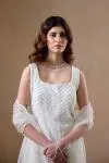Off White Sharara Set