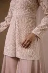Novelle Peach Sharara Set