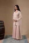 Novelle Peach Sharara Set