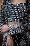 Charcoal Black Sharara