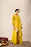 Sun Yellow Sharara Set