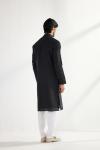 Black Cotton Mirror Kurta Set