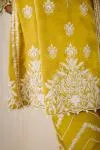 Mustard Yellow Sharara Set
