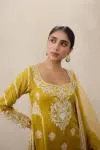Mustard Yellow Sharara Set