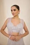 Cool Grey Sharara Set