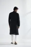 Black Cotton Mirror Kurta Set