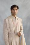 Baby Powder Silk Sherwani