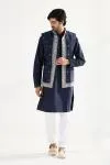 Berlin Blue Mirror Half Jacket Set