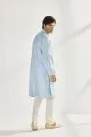 Sky Blue Cotton Kurta Set