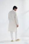 Cream Linen Kurta Chudidar Set