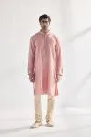 Pink Cotton Kurta Set