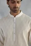 Ivory Cotton Kurta Set