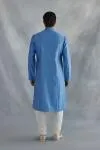 Cobalt Blue Cotton Kurta Set