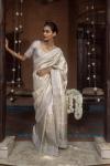 Silver Kanjivaram Silk Tissue Saree