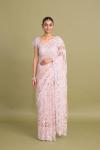 Blush Pink Net Saree