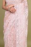 Blush Pink Net Saree
