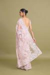 Blush Pink Net Saree