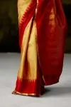 Red And Gold Tissue Silk Saree
