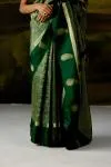 Emerald Green Kanjivaram Silk Saree
