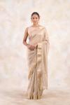 Almond Creme Tissue Silk Saree 