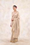 Almond Creme Tissue Silk Saree 