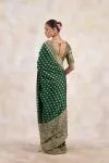 Olive Green Silk Saree