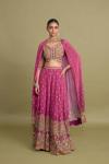 Mulberry Pink Sharara Set 