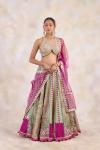 Multicolor Banarasi Silk Lehenga Set