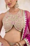 Multicolor Banarasi Silk Lehenga Set