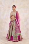 Multicolor Banarasi Silk Lehenga Set
