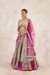 Multicolor Banarasi Silk Lehenga Set
