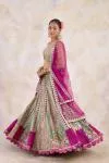 Multicolor Banarasi Silk Lehenga Set