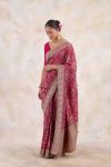 Dark Fuchsia Georgette Saree
