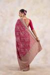 Dark Fuchsia Georgette Saree