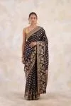 Topaz Purple Georgette Saree
