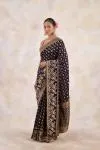 Topaz Purple Georgette Saree