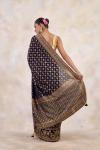 Topaz Purple Georgette Saree