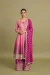 Deep Plum Sharara Set