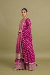 Deep Plum Sharara Set 