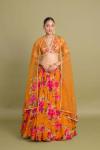 Amber Orange Lehenga Set 