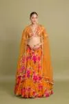 Amber Orange Lehenga Set