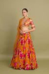 Amber Orange Lehenga Set 