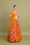 Amber Orange Lehenga Set 