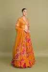 Amber Orange Lehenga Set