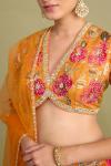 Amber Orange Lehenga Set 