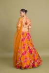 Amber Orange Lehenga Set 