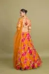 Amber Orange Lehenga Set