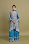 Peacock Blue Sharara Set 
