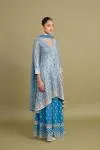 Peacock Blue Sharara Set