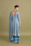 Peacock Blue Sharara Set